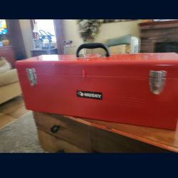 Heavy Duty  Steel Tool Box And Removable  Tool Tray  Never Used