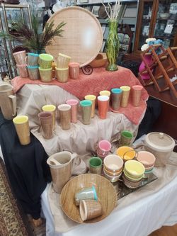 Raffia Dinnerware Collection (Read Description)