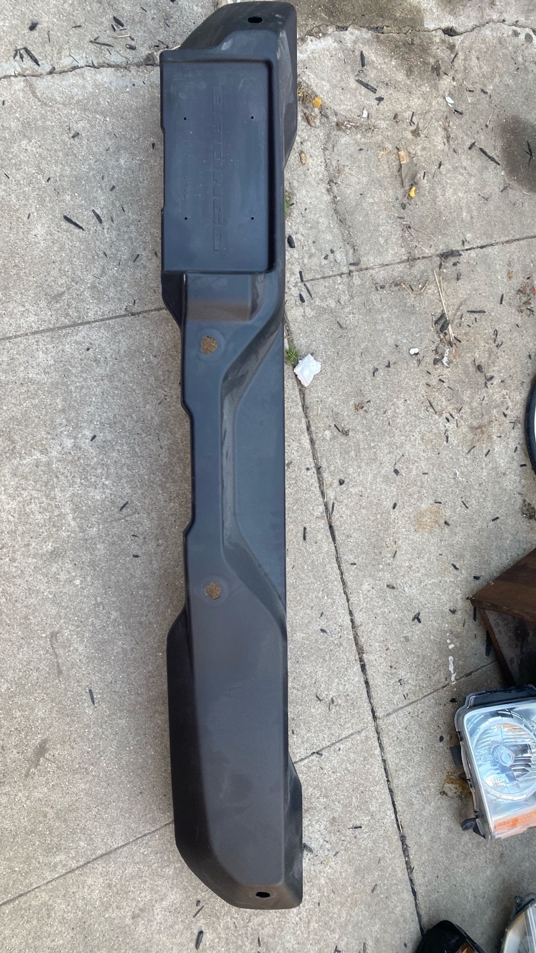 2021-2025 Ford Bronco Steel Rear Bumper OEM With Park Assist Sensor Holes