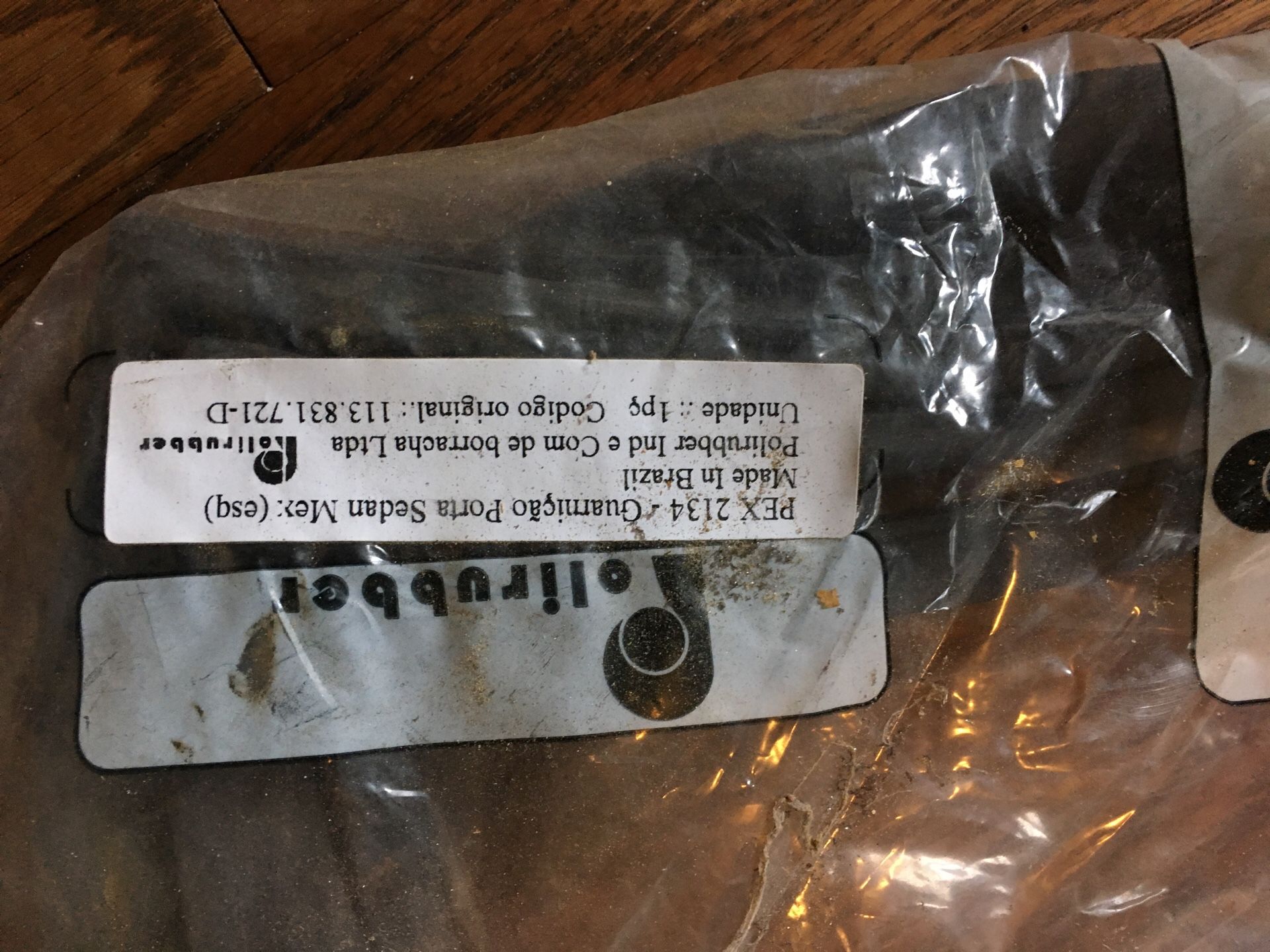 VW door weatherstripping