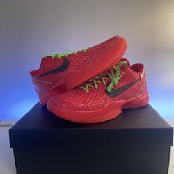 Kobe 6 Protro “Reverse Grinch” Size 12  (Order Confirmed From Nike)