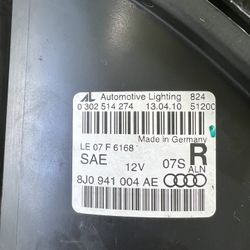 Audi TT MK2 Headlight RH Passenger Xenon