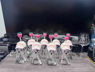 Starbucks Strawberry Barista Glass Cup