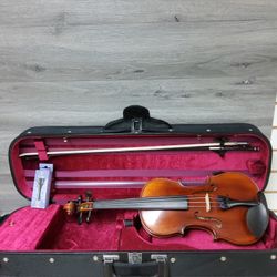 West Coast String Instrumens Jocelin V-6 Violin With Box And Case 
