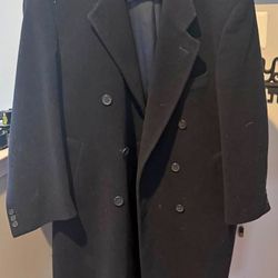 Mens Wool & Cashmere Overcoat 
