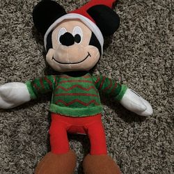 Christmas, Mickey Mouse Plush