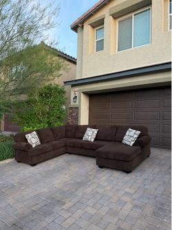 Sectional and chaise