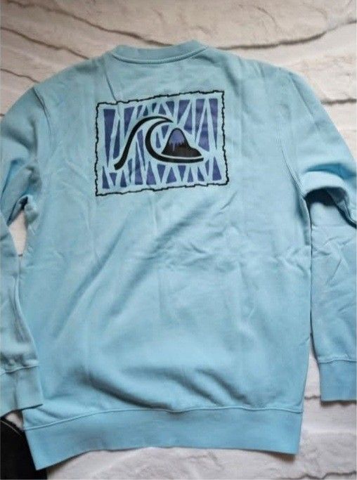 Quicksilver neon slab sweatshirt size L. Like new
