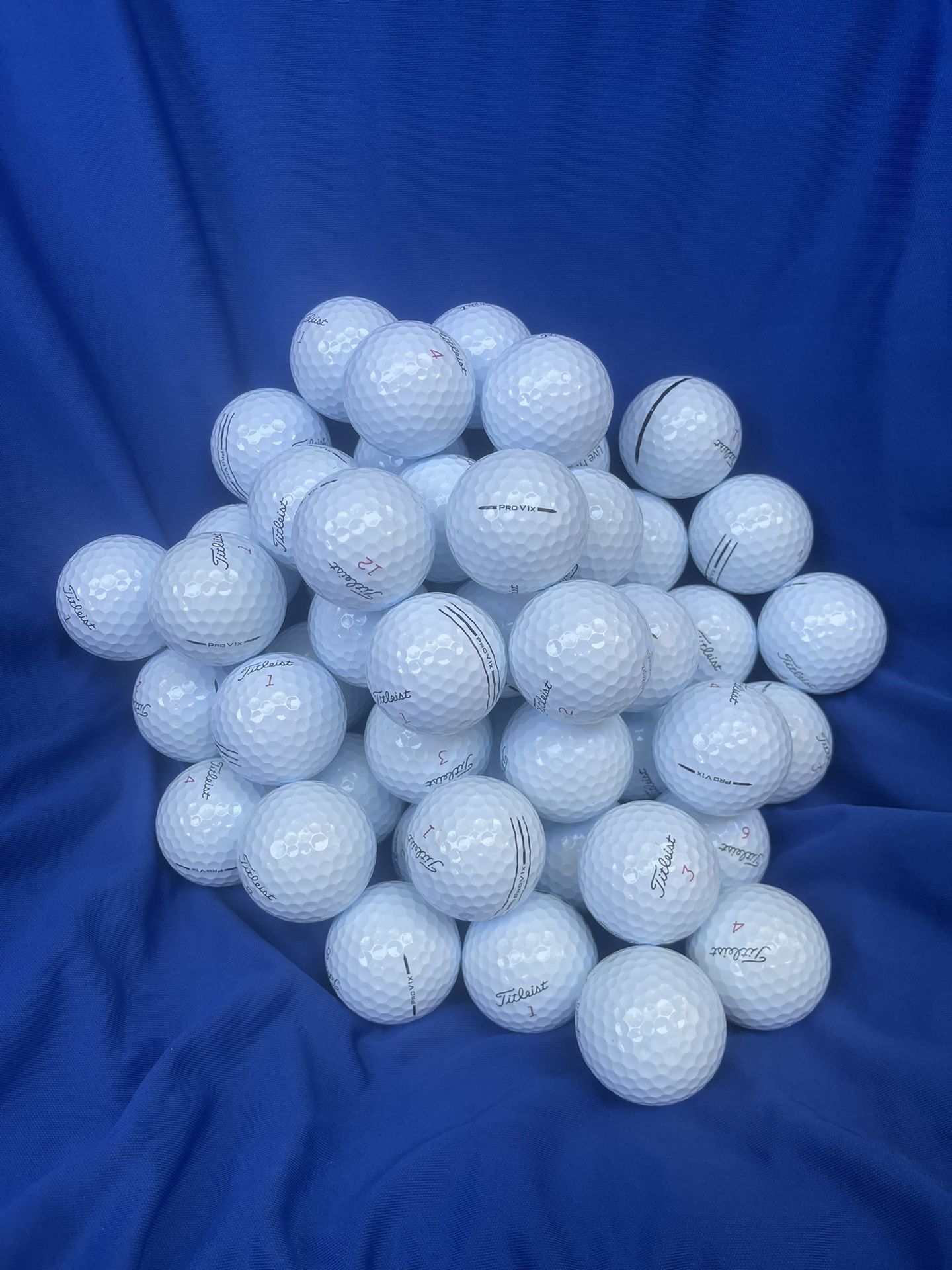 50 Golf Ball Titleist Pro Vix 2025