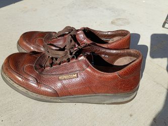 Mephisto Match Sneakers Brown Leather Men's Size 11 Casual Comfort Shoes Support