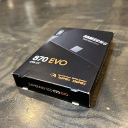 Samsung 870 EVO 1TB 2.5” SATA SSD for laptops desktops AIO storage and other devices 