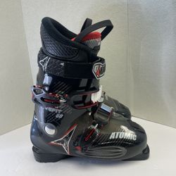 ATOMIC LIVEFIT 50 Alpine Downhill Ski Boots Size 27 / 27.5 319 Mm - Black Red