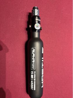 HK Army AeroLite2 reg and Alpha Air 15ci / 4500 PSI carbon fiber HPA tank.