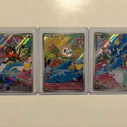 Pokemon First Partner Alola Illustration Promos