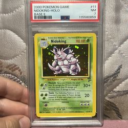 Selling it for 50 bucks price at right now with graded seven with PSA just trying to make some money for it trying to get a new set. I’ll go 40.