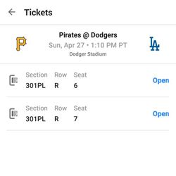 April 27!! Dodger Game