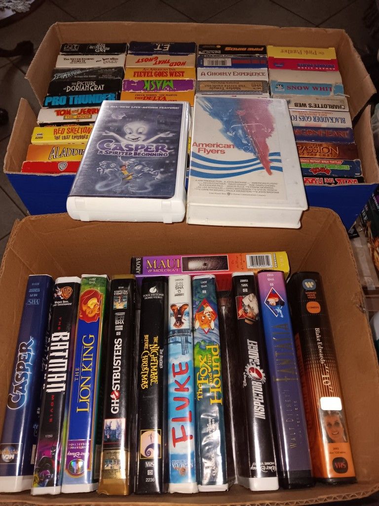 Vhs Tapes Lot Of 52