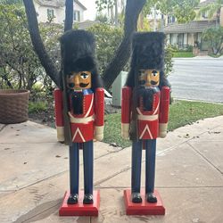 Two Large Nut Crackers