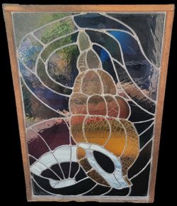 Stained glass panel  38x26