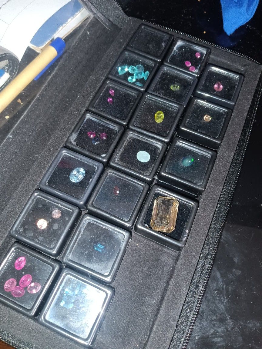 Gemstone Bundle 16 Pc. Lot Various Stones Or Buy Singular (LIST OF STONES IN DESCRIPTION)