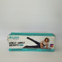 Jillian Michaels Ankle & Wrist Weights Set – Build Muscular Endurance – New – Includes Free App Trial – Must Go Today!
