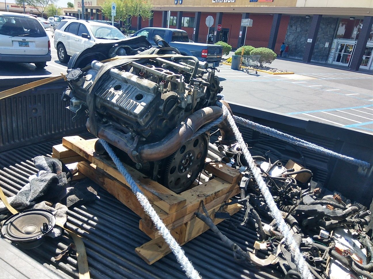 Toyota 6 cylinders engine 3400 for tundra 2000--2004 or t100 one head