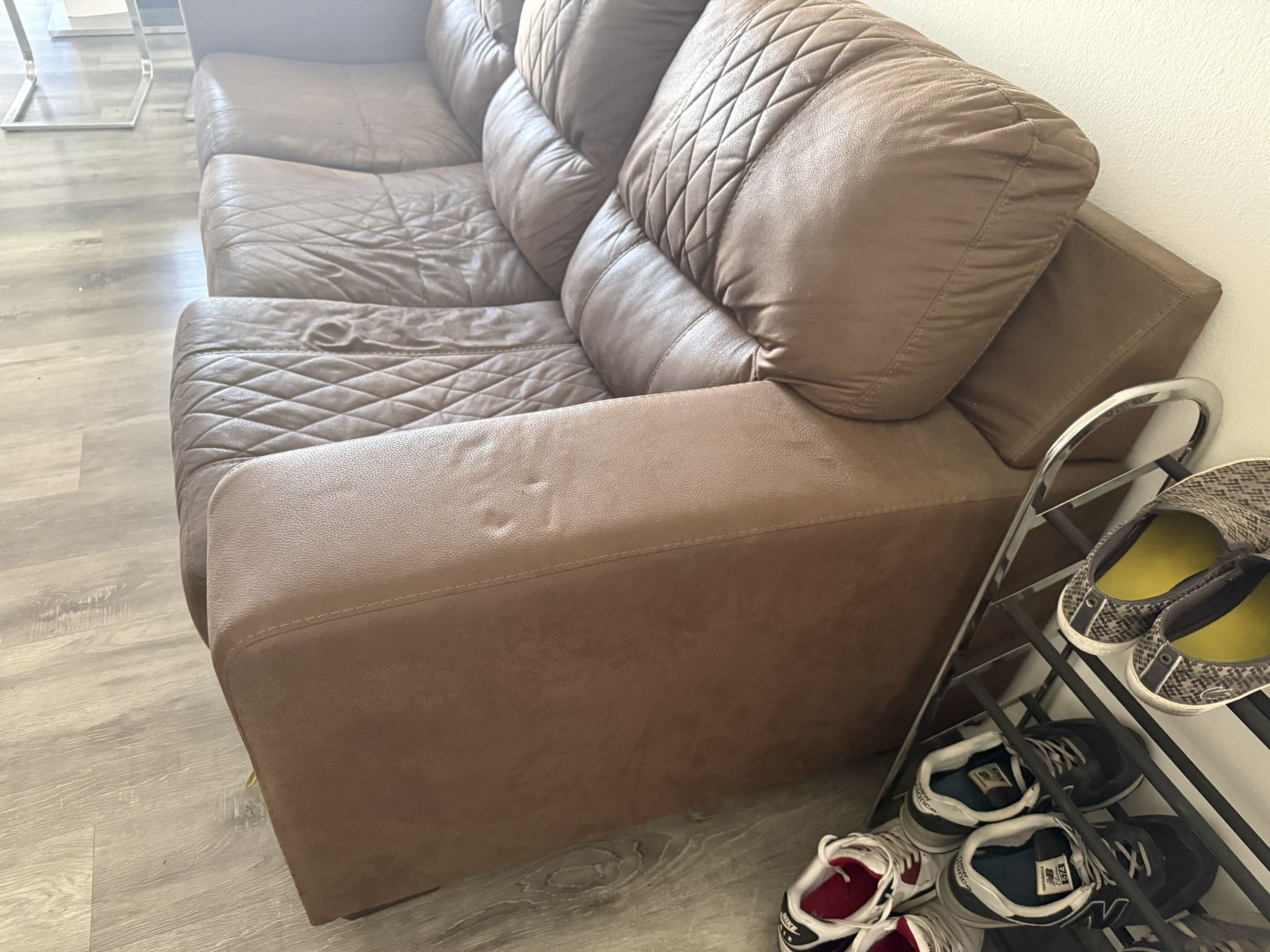 Couch. Set including 2 couches and armchair.
