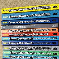 Captain Underpants Books LIKE NEW