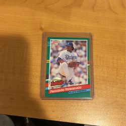 Fernando Valenzuela No-Hit Baseball Trading Card