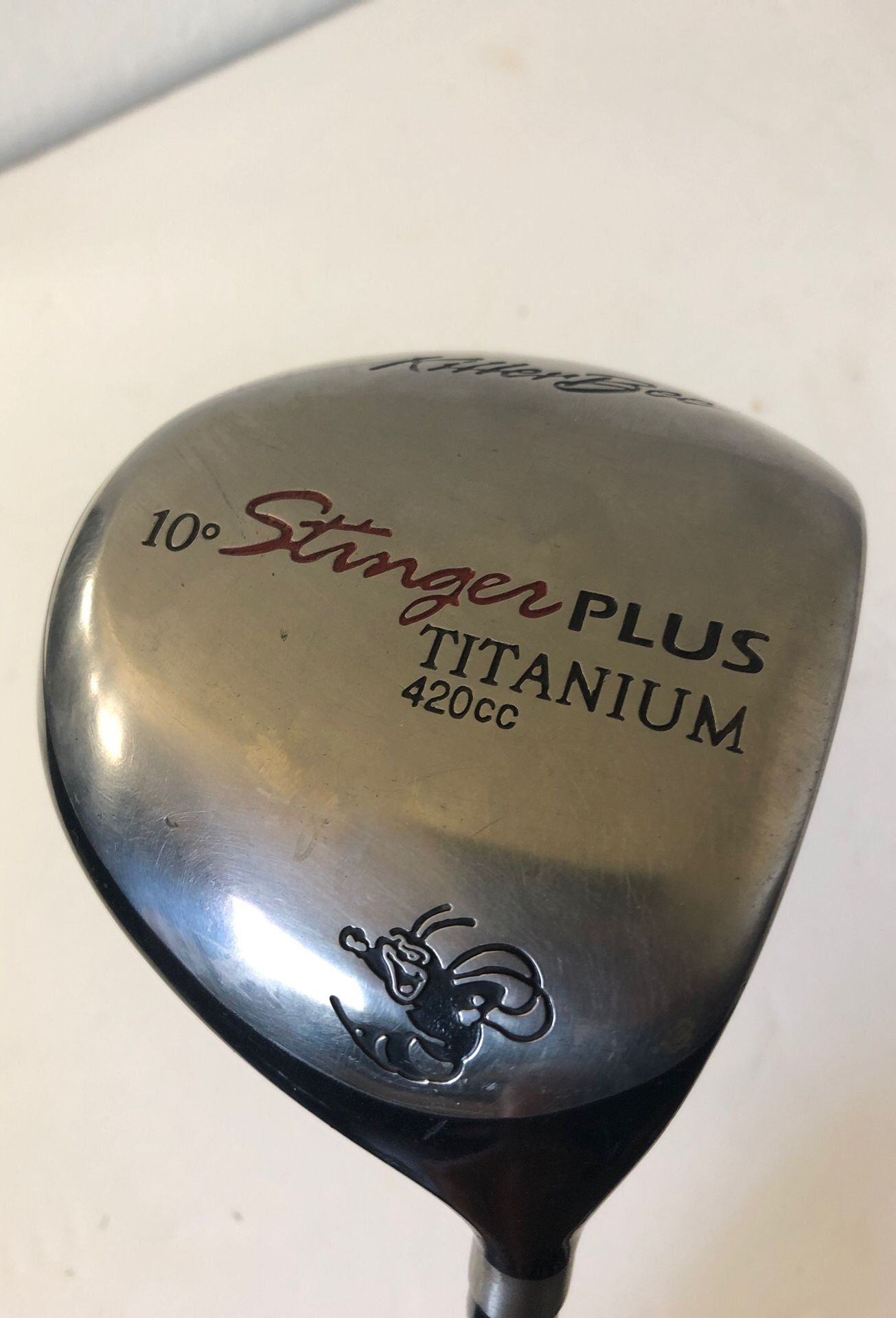 Stinger plus 10 deg driver titanium golf club