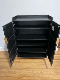 2 Black Cabinet/Dresser ( 29 1/2x15x44 )