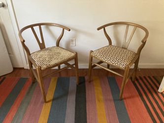 Wooden dining chairs