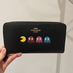 Coach Pac-man Accordion Wallet