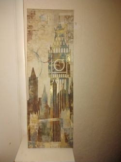 London Big Ben Fabric Painting