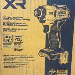 DEWALT 20V MAX XR Brushless 3-Speed Impact Driver (DCF845B)