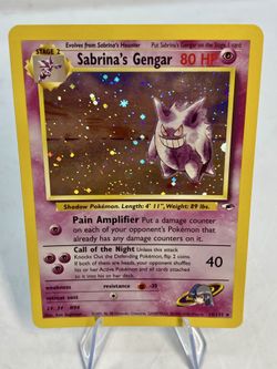 Sabrina's Gengar 14/132 Gym Heroes Holo  NM 1999