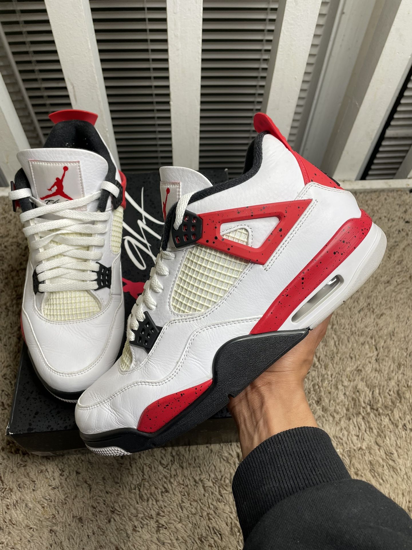 Air Jordan 4 Retro Red Cement 