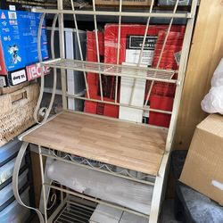 Wine Bar Storage With Shelves