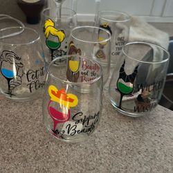 6 Wine Glasses $10 OBO