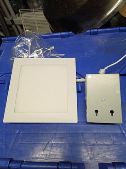 6" square slim recessed lights