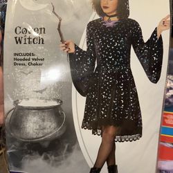 Halloween costume witch size X-Large child 14-16 $30 