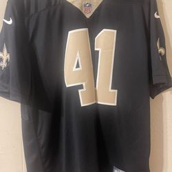 Black and gold Nike Drew Brees New Orleans Saints jersey worn once  #NFL #Saints 