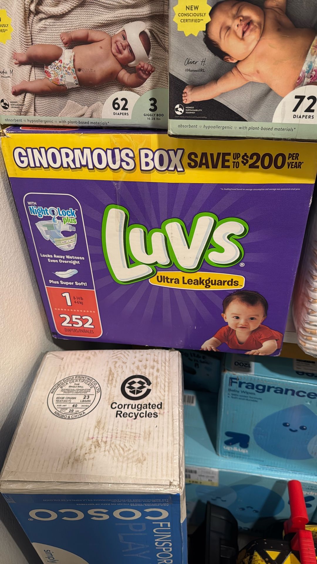 Luvs Diapers Size 1 New