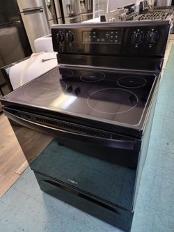 Whirlpool Electric Stove In Black Color