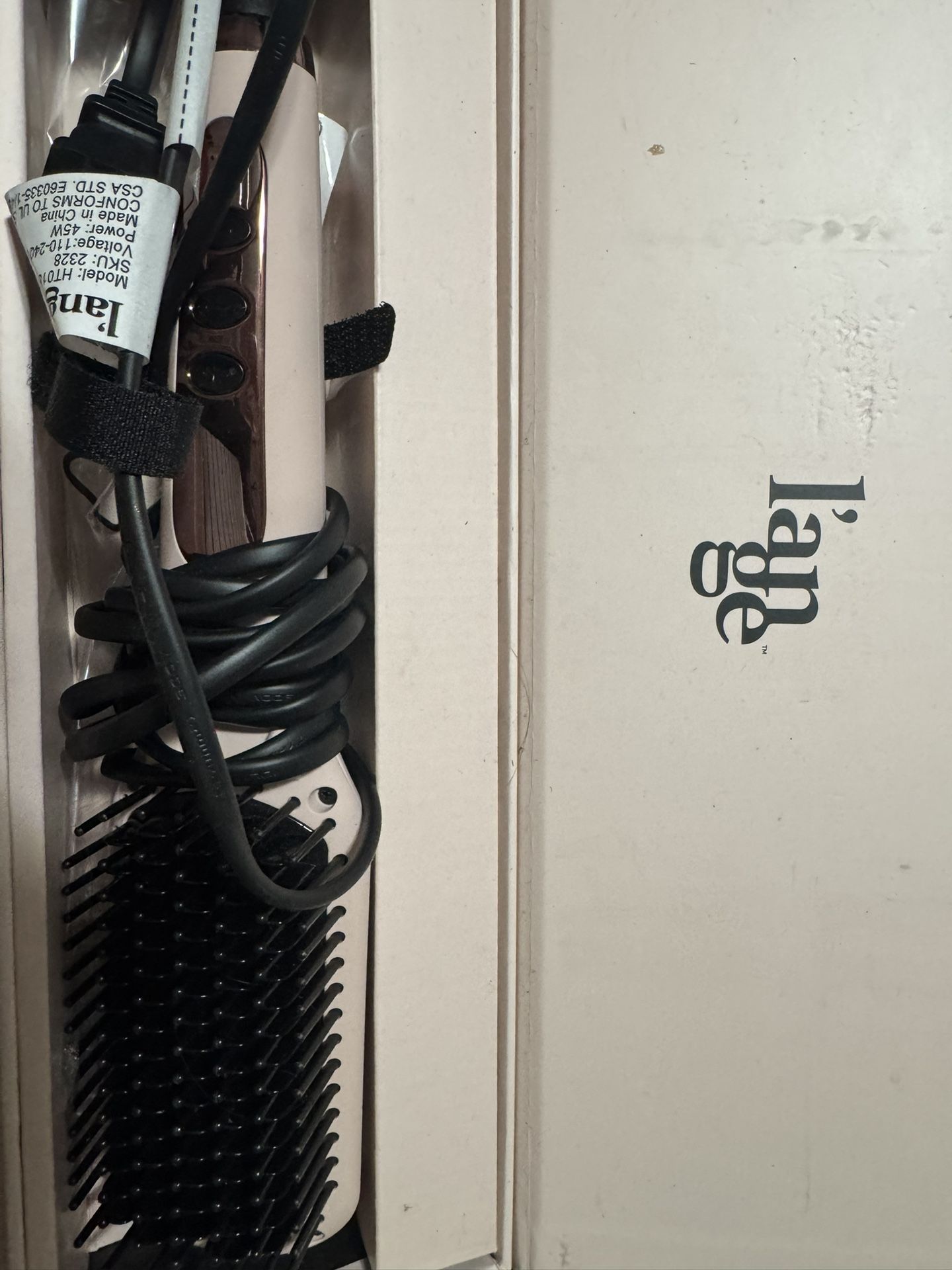 L’ange Heated Brush Straightener