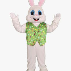 Funny Easter Bunny Bugs Rabbits Mascot Costume Adult Halloween Costume
