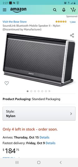 Bose soundlink ll Bluetooth speaker