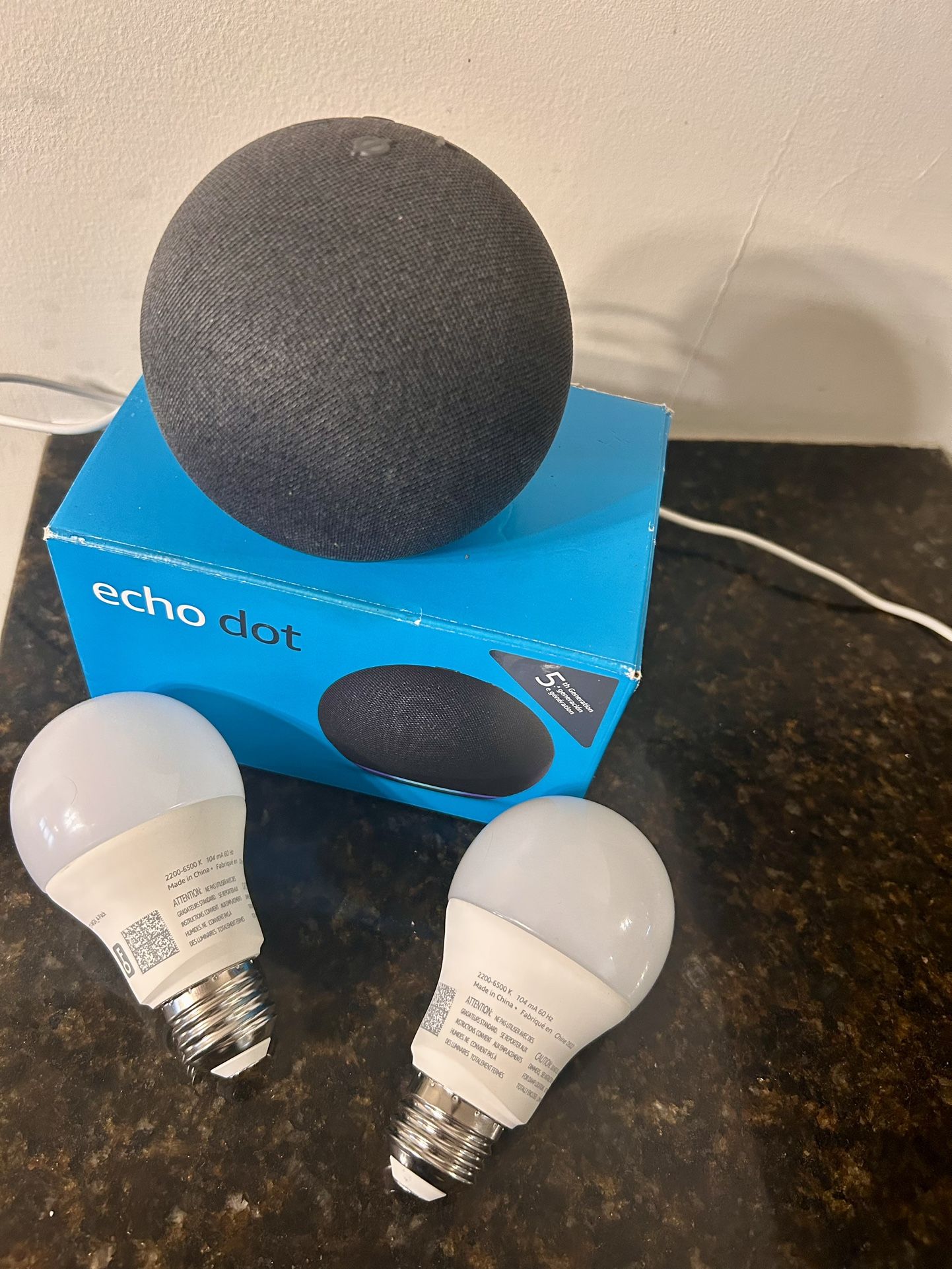 Amazon Echo 5th Generation & Color Changing Light Bulbs