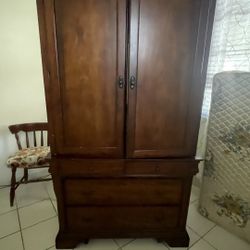 Wooden TV Armoire