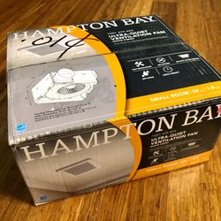 Hampton Bay - SMALL Room 50 CFM Wall / Ceiling Mount Roomside Installation Bathroom Ultra Quiet Exhaust Ventilation Fan ENERGY STAR